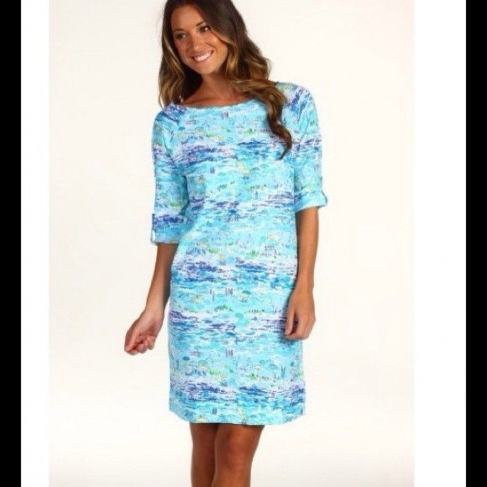 Lilly Pulitzer Costa Dress in High Tide Toile